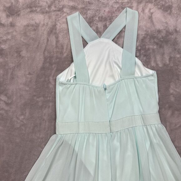 Lulu’s Women’s Small Mint Green Strappy Sleeveless Maxi Dress Long Formal - Picture 8 of 9